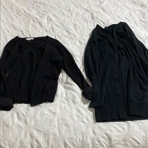 2/$10!!!! Elegant Black Women's Cardigan Set